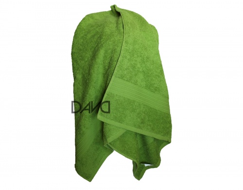 Полотенце банное махровое, 70*140, зеленый фото 4