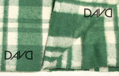 Одеяло детское байковое 100*140, всесезонное, зеленая полоска фото 2