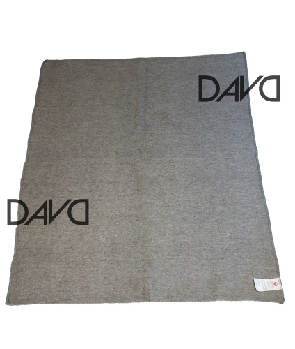 Одеяло детское шерстяное 70%, 100*140, всесезонное, серый фото 3