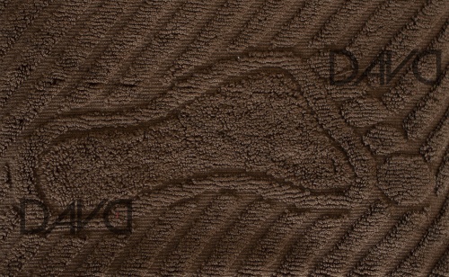 Коврик-полотенце для ног 50*70, с ножками, коричневый фото 3