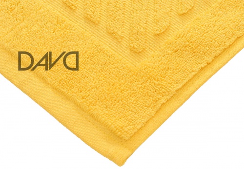 Коврик-полотенце для ног 50*70, с ножками, желтый фото 4
