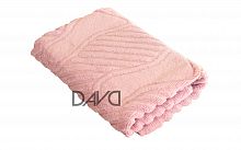 Коврик-полотенце для ног 50*70, с ножками, розовый
