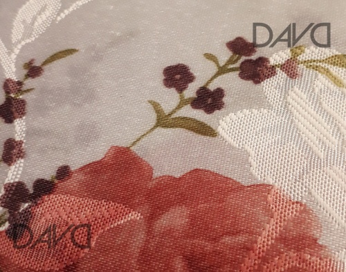 Скатерь кружевная на стол тефлоновая с гипюром 152*220, розы фото 5