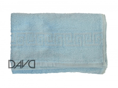 Полотенце банное махровое Ашхабад, 70*140, голубой фото 3